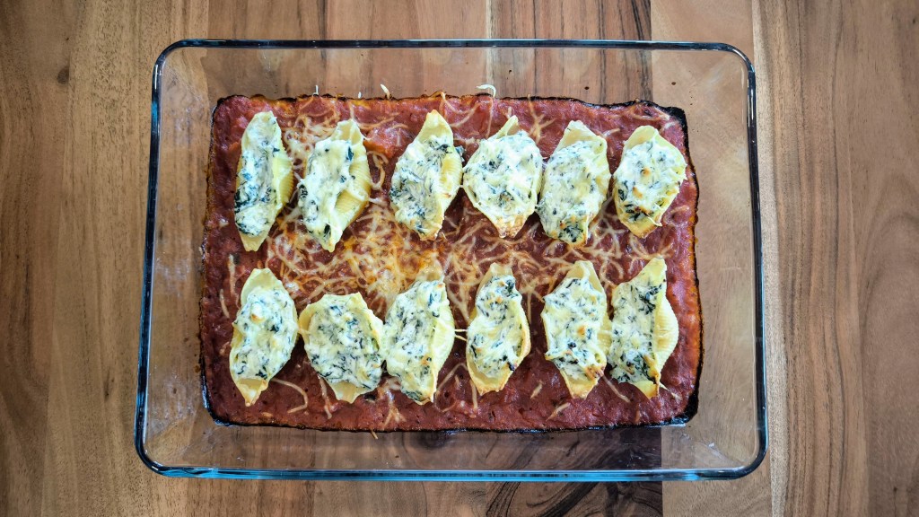Spinach & Ricotta Stuffed Jumbo&nbsp;Shells